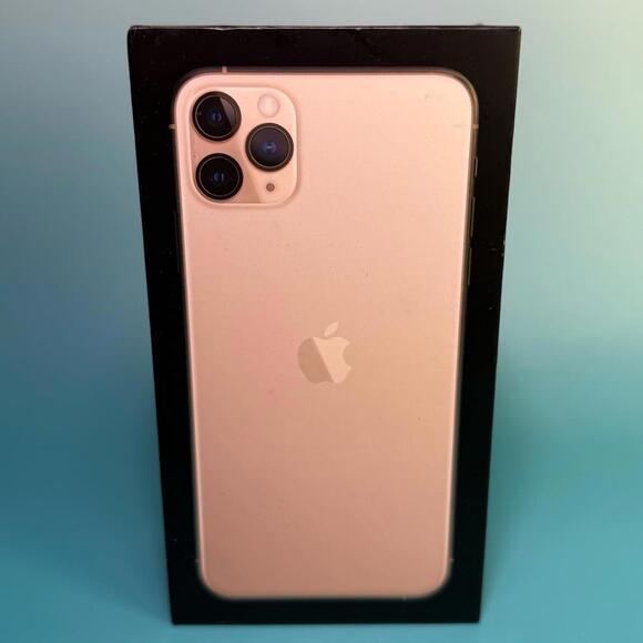 iPhone 11 Pro Max 256GB GOLD Box [Empty Box- Phone Not Included] - Picture 1 of 9